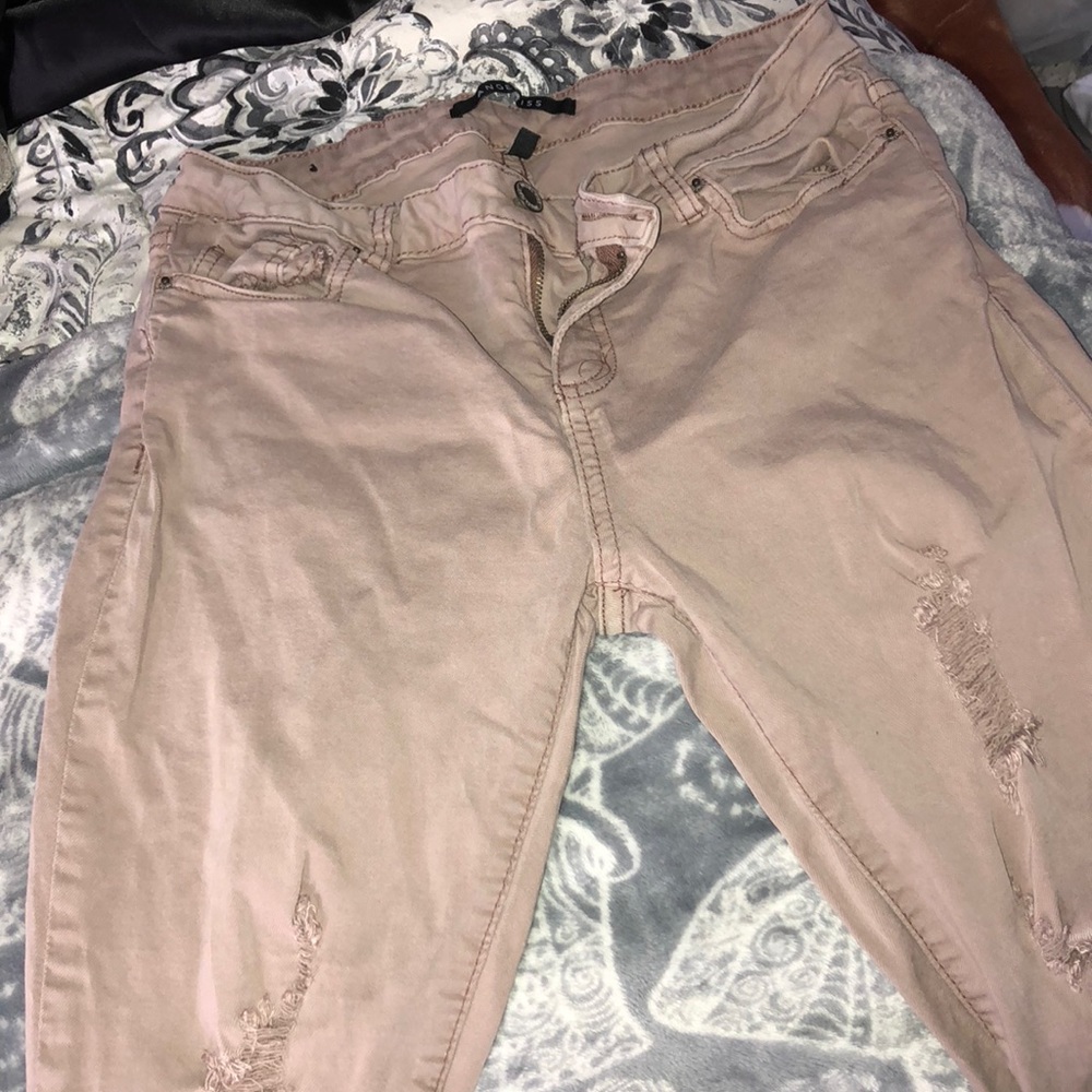 Pants . Brown